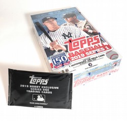 2019 Topps Series 1 Baseball Cards Box [Hobby with Silver Pack]