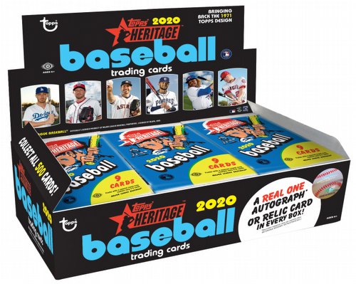 2020 Topps Heritage Baseball Cards Box [Hobby]