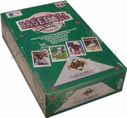 1990 Upper Deck Low # Series Baseball Cards Box