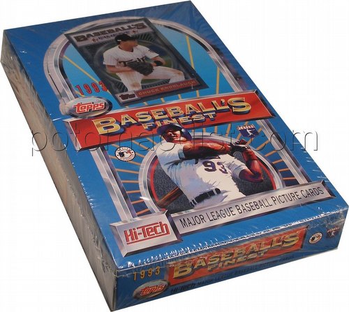 93 1993 Topps Finest Baseball Cards Box [Hobby]