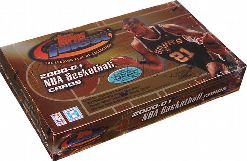 2000/2001 Topps Finest Basketball Cards Box [Hobby]