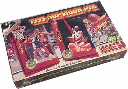 1995/1996 Superior Pix Basketball Cards Box