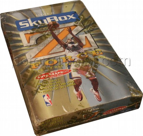 96/97 1996/1997 Skybox Z-Force Series 2 Basketball Cards Box [Hobby]