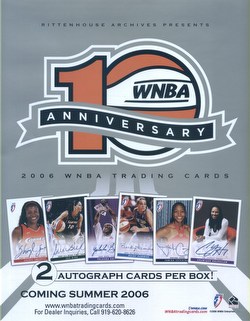 06 2006 Rittenhouse Archives WNBA Basketball Cards Box Case [12 boxes]