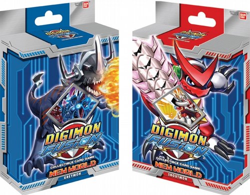 Digimon Fusion CCG New World Greymon Starter Deck 