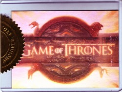 Game of Thrones: Season One Trading Cards Title Screen Case Card (#021/900) [#T1]