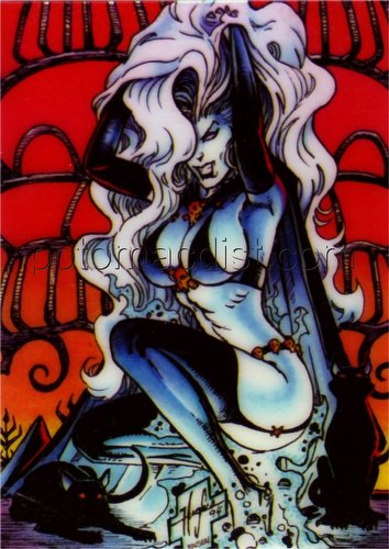Lady Death Series 1 Trading Cards Holochrome Chase Card [#5 by Steven Hughes]
