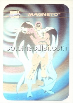 Marvel Universe Series 1 Trading Cards Magneto Hologram Card [#MH2]