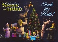 Shrek the Third Movie Inkworks Holiday "Shrek the Halls!" Foil Promo Card [#H2006]