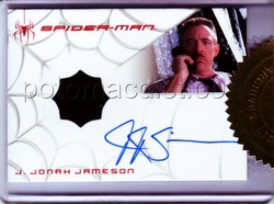 Spiderman (Spider-Man) 3 Movie J. Jonah Jameson Autograph/Costume 2-Case Incentive Card