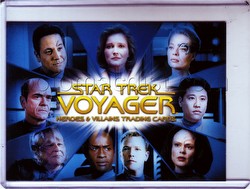 Star Trek: Voyager Heroes & Villains Trading Cards Case Topper Card [CT1]