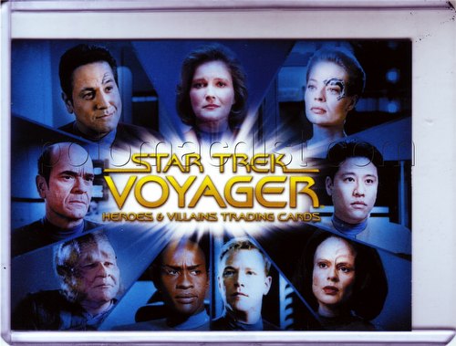 Star Trek: Voyager Heroes & Villains Trading Cards Case Topper Card [CT1]
