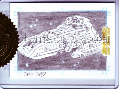 The Quotable Star Trek: Deep Space Nine Dan Day Sketchafex Case Topper Card