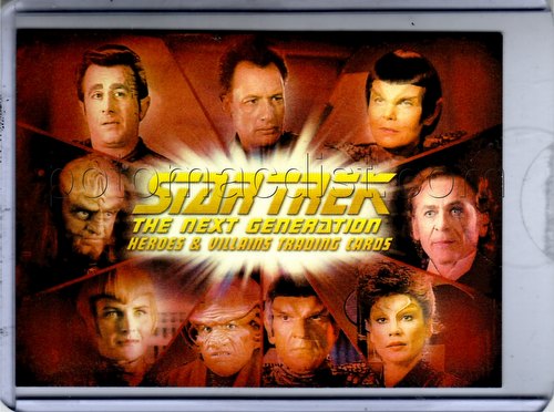 Star Trek: The Next Generation Heroes & Villains Trading Cards Case Topper Card [#CT2]