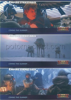 Star Wars: The Empire Strikes Back Widevision Trading Cards 3-Card Promo Panel