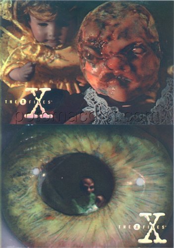 X-Files Season 3 Paranormals Finest Chromium 2-Card Insert Set [#s X3PF1 & X3PF2]
