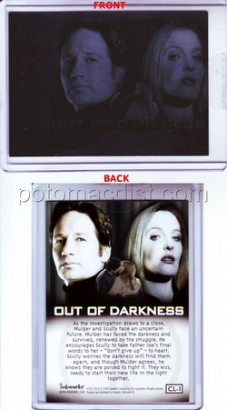 The X-Files: I Want To Believe "Out of Darkness" Case Card [#CL-1]