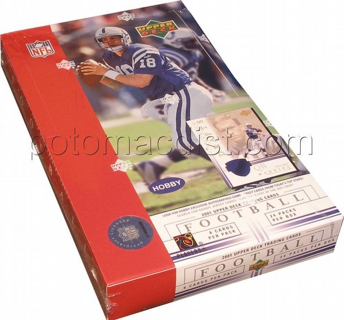 2001 Upper Deck Football Cards Box [Hobby]