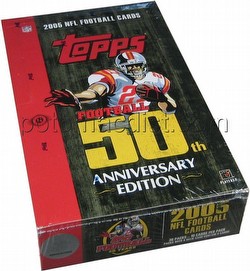 05 2005 Topps 50th Anniversary Edition Football Cards Box [Hobby]