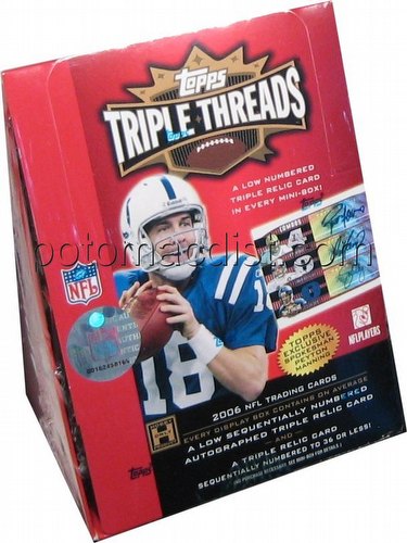 06 2006 Topps Triple Threads Football Cards Box [Hobby]