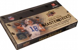 08 2008 Upper Deck Masterpieces Football Cards Box