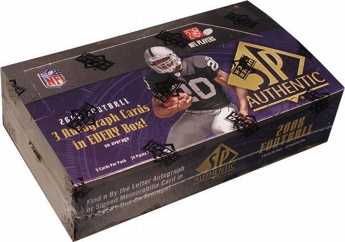 2008 Upper Deck SP Authentic Football Cards Box [Hobby]