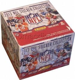 13 2013 Panini NFL Football Sticker Collection Box