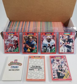 1989 Pro Set Football Master Set [#1-561 plus announcers and Super Bowl set]