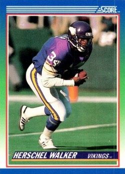 90 1990 Score Football Herschel Walker 50-Card Lot [#34]