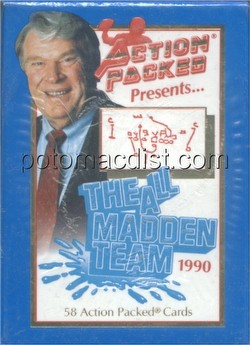 90 1990 Action Packed All Madden Team Football Card Factory Set
