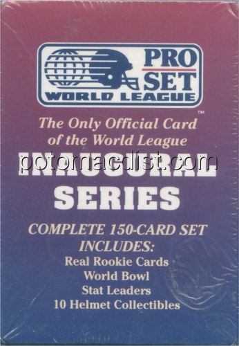 90 1990 Pro Set World League Football Factory Set