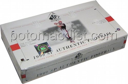 99 1999 Upper Deck SP Authentic Football Cards Box [Hobby]