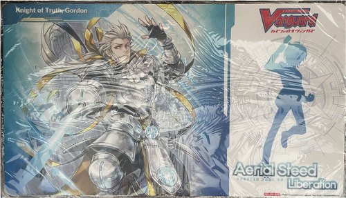 Cardfight Vanguard: Aerial Steed Liberation Knight of Truth Blue Play Mat