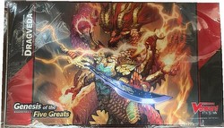 Cardfight Vanguard: Genesis of the Five Greats Dragveda Red Play Mat