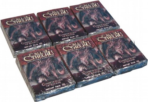 Call of Cthulhu LCG: Conspiracies of Chaos Asylum Pack Box [6 packs]