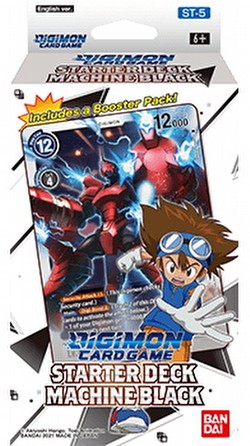Digimon Card Game: Machine Black Starter Deck Box