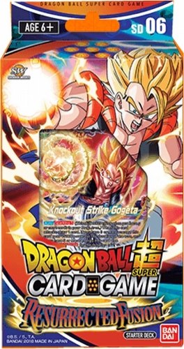 Dragon Ball Super Card Game Resurrected Fusion Starter Deck Box [DBS-SD06]