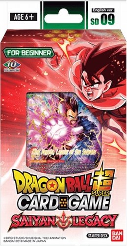 Dragon Ball Super Card Game Saiyan Legacy (Series 7 Deck #9) Starter Deck [DBS-SD09]