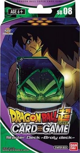 Dragon Ball Super Card Game Rising Broly (Deck #8) Starter Deck Box [DBS-SD08]