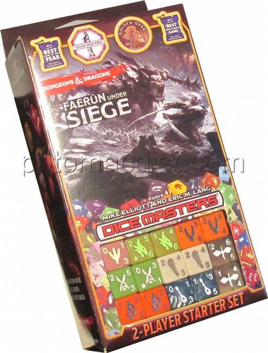 Dungeons & Dragons Dice Masters: Faerun Under Siege Dice Building Game Starter Set Box
