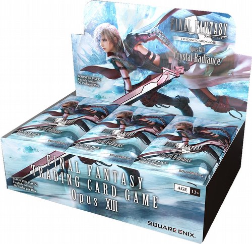 Final Fantasy: Opus XIII (Opus 13) Collection - Crystal Radiance Booster Half Case [6 boxes]