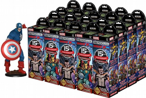 HeroClix: Marvel 15th Anniversary What If? Booster Case [20 boosters + Case Incentive Figure]