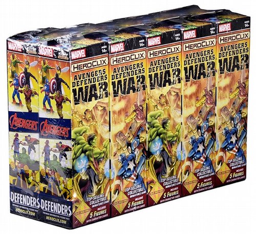 HeroClix: Marvel Avengers/Defenders War Booster Brick [10 boosters]
