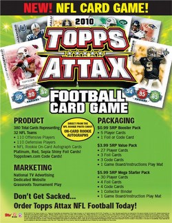 10 2010 Topps Attax Football Card Game Mega Starter Pack Case [8 boxes]