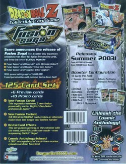 Dragonball Z Collectible Card Game [CCG]: Fusion Saga Booster Box [Limited]