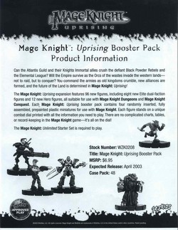 Mage Knight: Uprising [12 Boosters]
