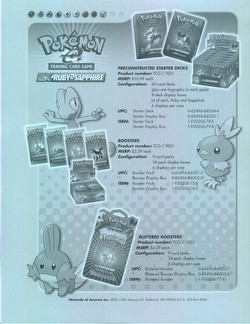 Pokemon TCG: EX Ruby/Sapphire Booster Box