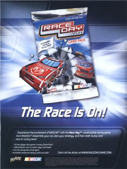 NASCAR Race Day Constructible Racing Game: Booster Box [18 packs]