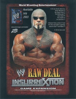 Raw Deal CCG: Insurrextion Booster Box Case [6 boxes]