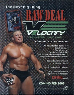 Raw Deal CCG: Velocity Booster Pack